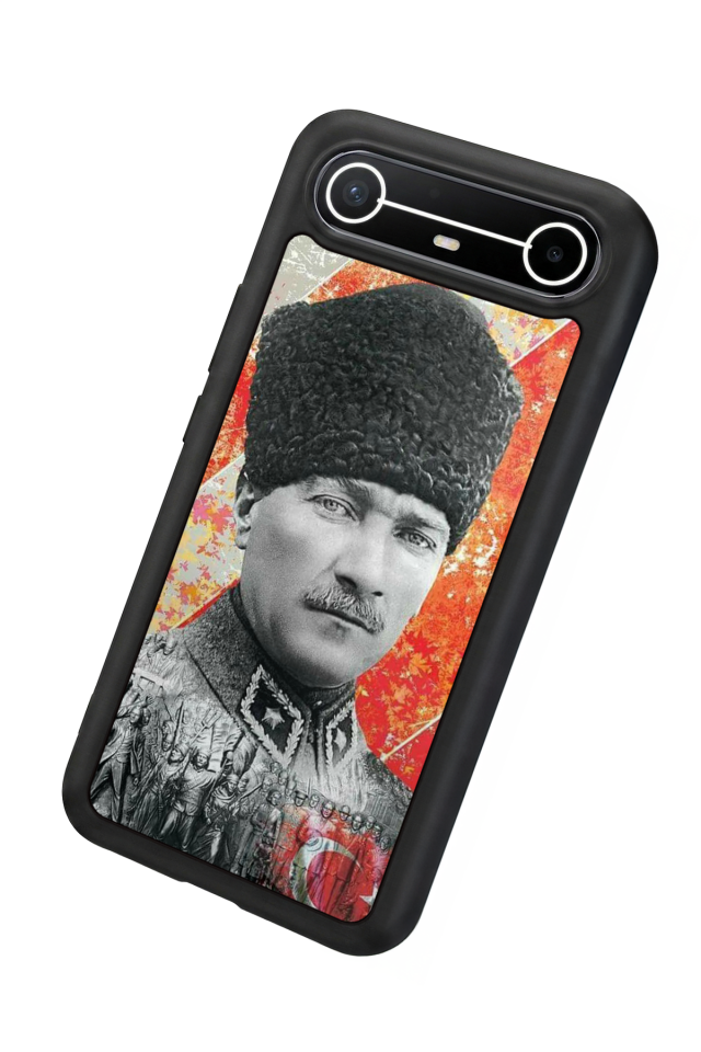 Tecno Spark Slim 5G Uyumlu Mustafa Kemal Ataturk Tasarımlı Glossy Premium Kılıf
