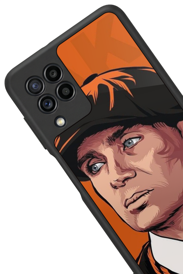 Samsung Galaxy M32 Uyumlu Peaky Blinders Tasarımlı Glossy Premium Kılıf