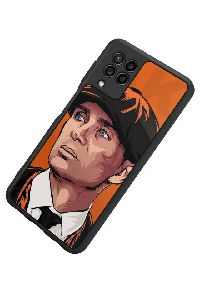 Samsung Galaxy M32 Uyumlu Peaky Blinders Tasarımlı Glossy Premium Kılıf