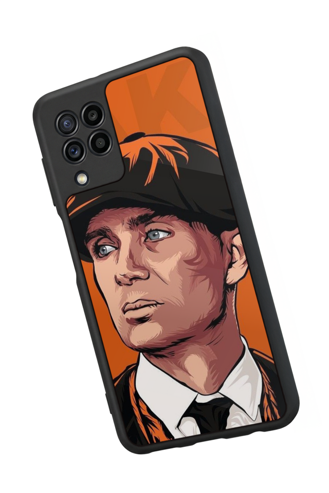 Samsung Galaxy M32 Uyumlu Peaky Blinders Tasarımlı Glossy Premium Kılıf