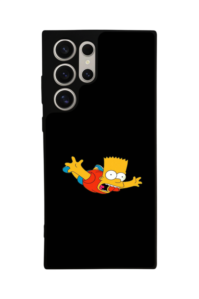 Samsung Galaxy S22 Ultra Uyumlu The Simpsons Tasarımlı Glossy Premium Kılıf