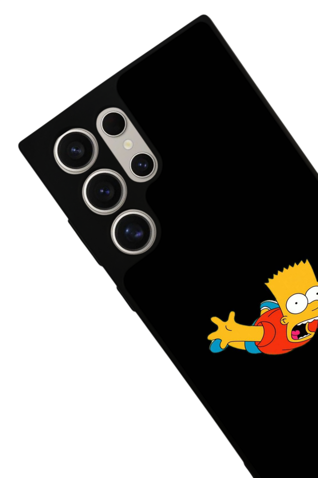 Samsung Galaxy S22 Ultra Uyumlu The Simpsons Tasarımlı Glossy Premium Kılıf