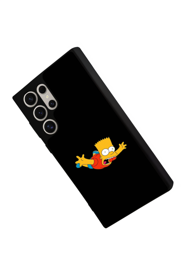 Samsung Galaxy S22 Ultra Uyumlu The Simpsons Tasarımlı Glossy Premium Kılıf