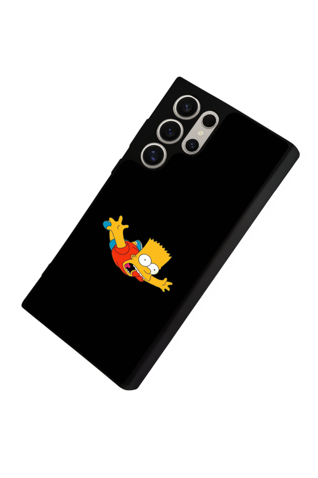 Samsung Galaxy S22 Ultra Uyumlu The Simpsons Tasarımlı Glossy Premium Kılıf