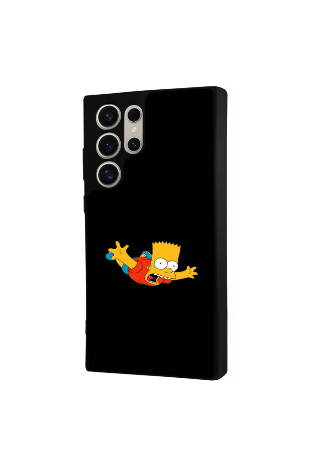Samsung Galaxy S22 Ultra Uyumlu The Simpsons Tasarımlı Glossy Premium Kılıf