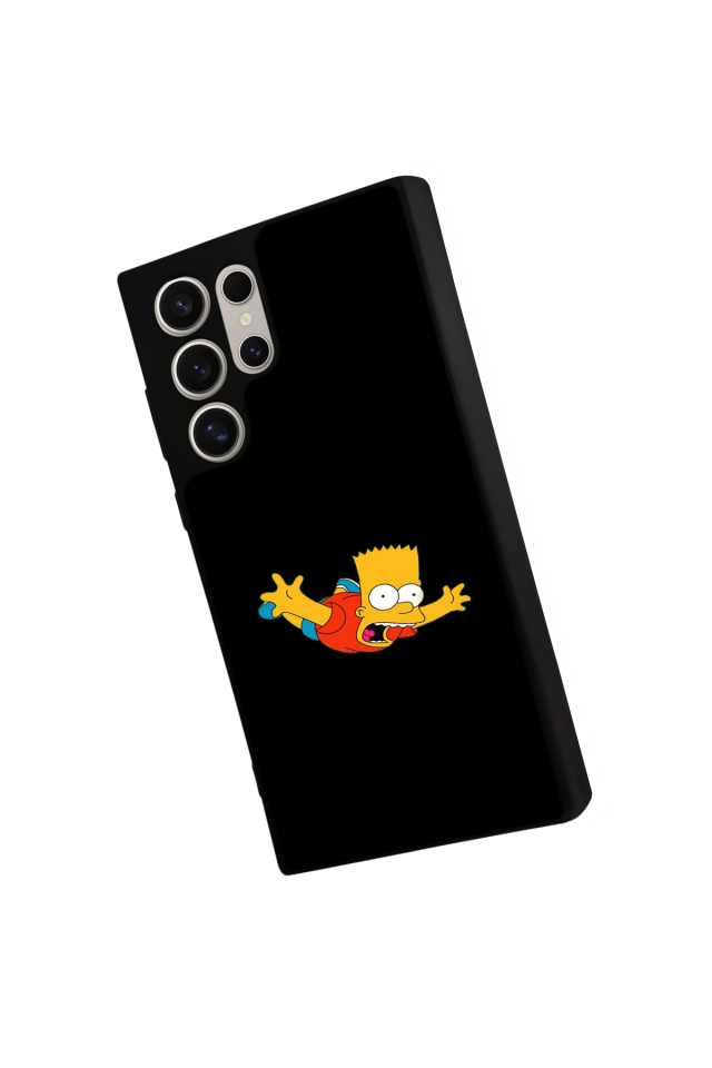 Samsung Galaxy S22 Ultra Uyumlu The Simpsons Tasarımlı Glossy Premium Kılıf