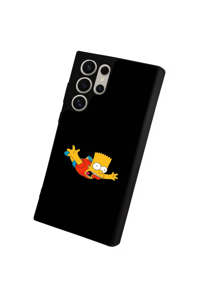 Samsung Galaxy S22 Ultra Uyumlu The Simpsons Tasarımlı Glossy Premium Kılıf