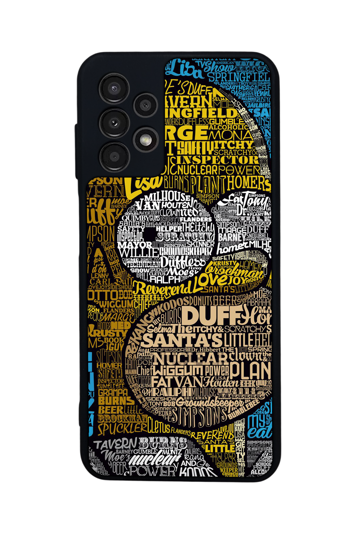 Samsung Galaxy A23 Uyumlu The Simpsons Tasarımlı Glossy Premium Kılıf