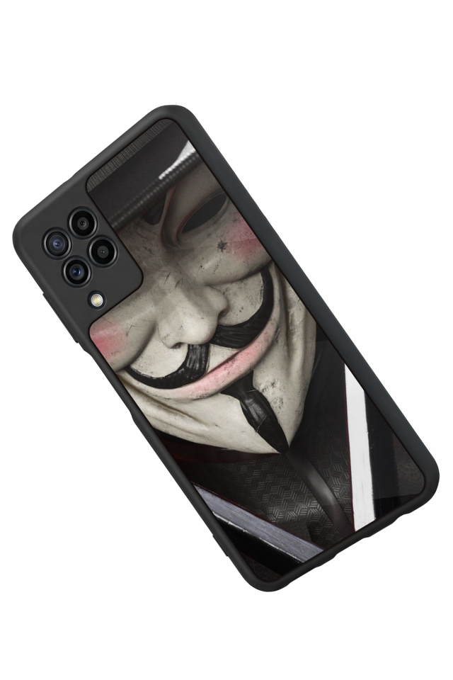 Samsung Galaxy M22 Uyumlu Vendetta Tasarımlı Glossy Premium Kılıf