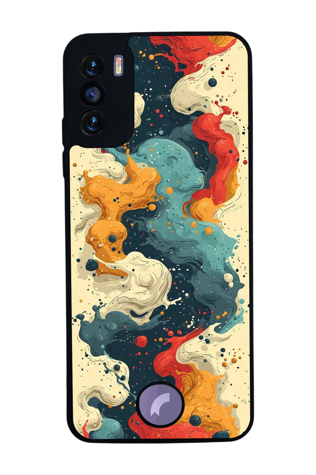 Reeder S19 Max Pro S Uyumlu Abstract Tasarımlı Glossy Premium Kılıf