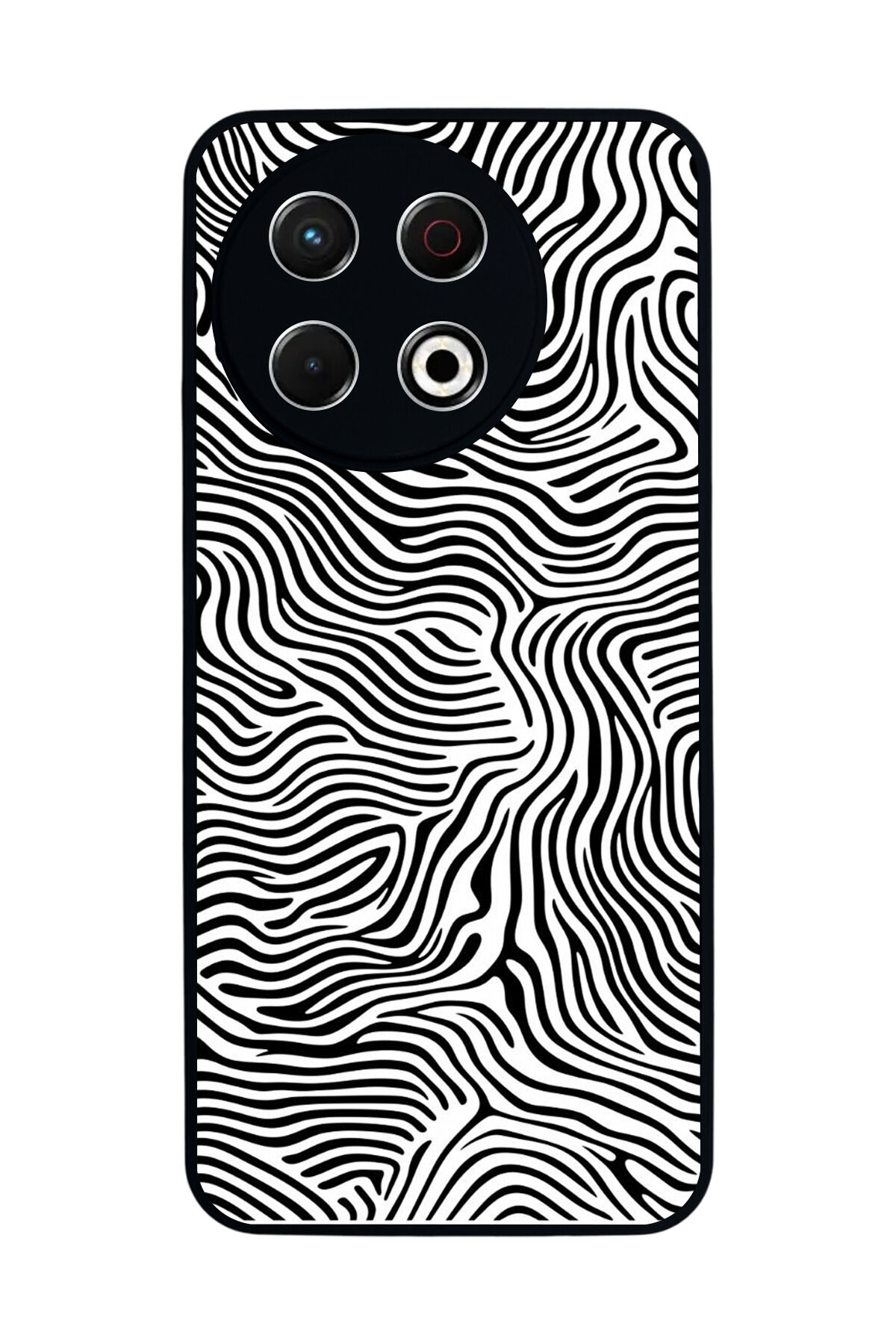 Tecno Spark 30 Pro Uyumlu Çizgi Sanatı Tasarımlı Glossy Premium Kılıf