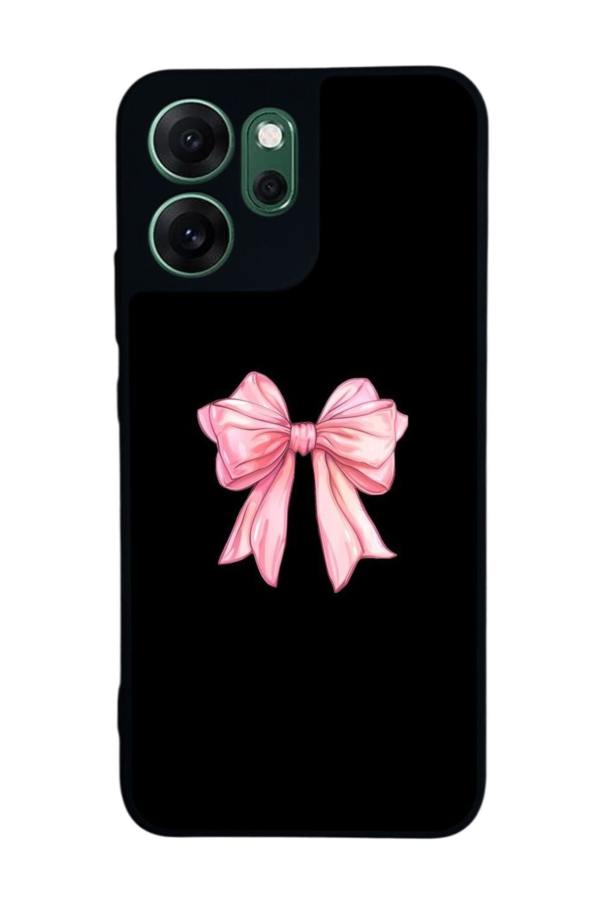 Oppo Reno 14F Uyumlu Kurdele Tasarımlı Glossy Premium Kılıf