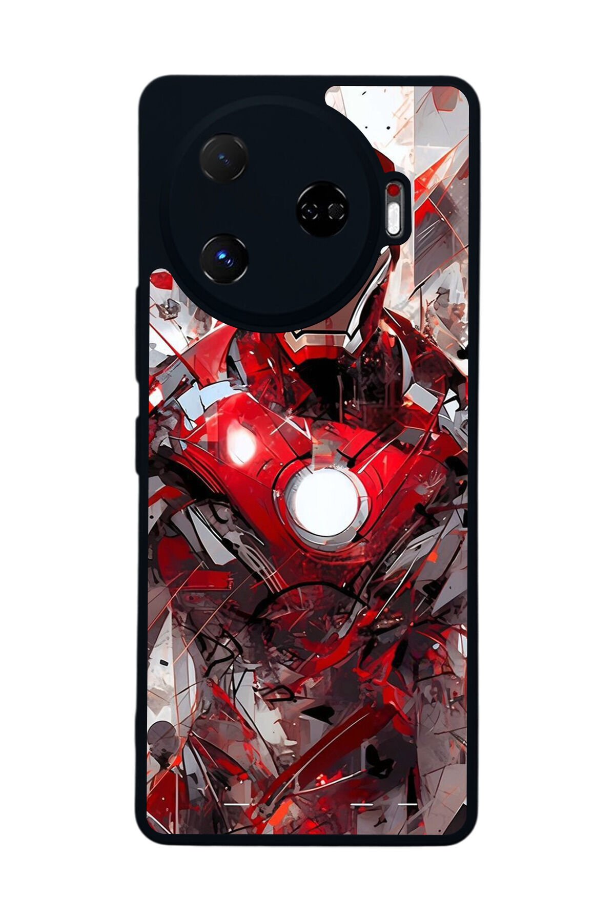 Tecno Camon 30 Pro Uyumlu Iron Man ( Demir Adam ) Tasarımlı Glossy Premium Kılıf
