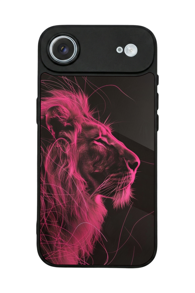 iPhone 17 Air Uyumlu Aslan Tasarımlı Glossy Premium Kılıf