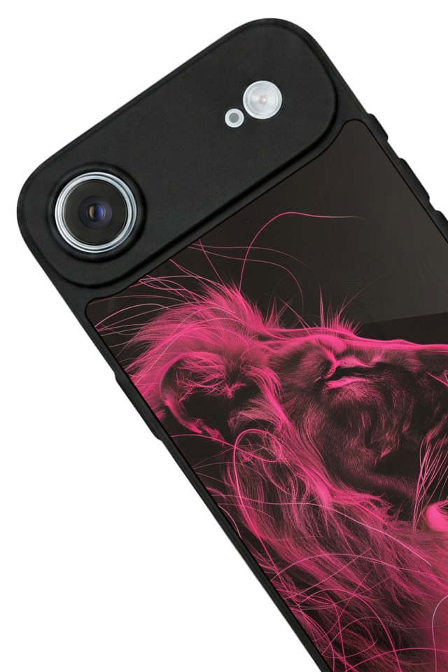iPhone 17 Air Uyumlu Aslan Tasarımlı Glossy Premium Kılıf