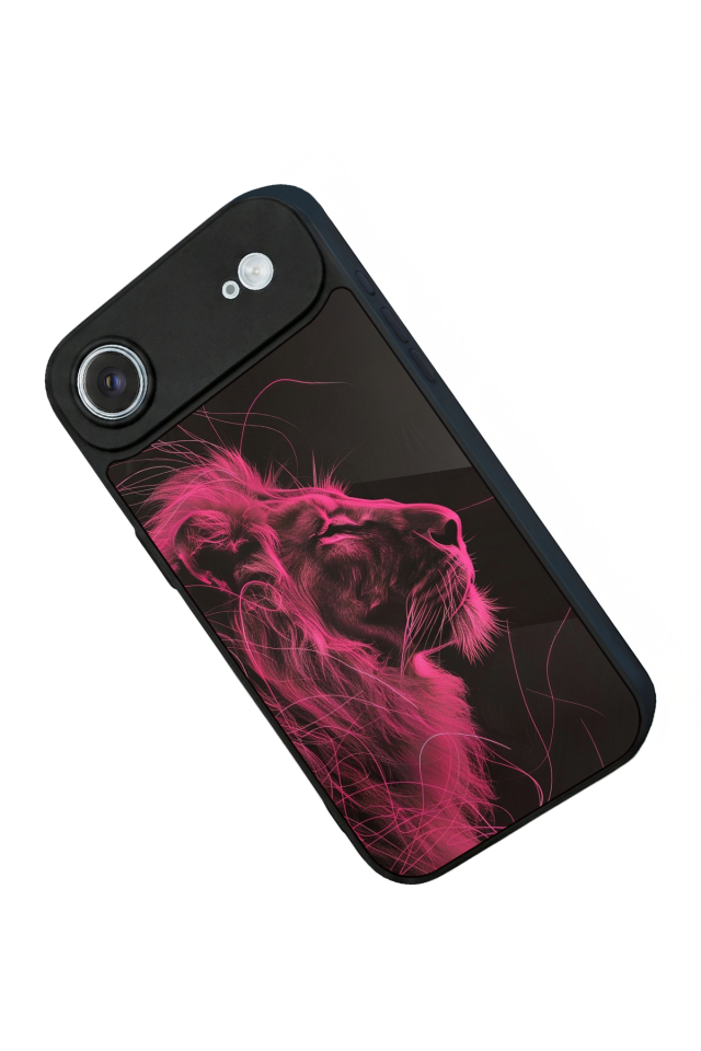 iPhone 17 Air Uyumlu Aslan Tasarımlı Glossy Premium Kılıf