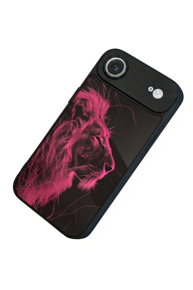 iPhone 17 Air Uyumlu Aslan Tasarımlı Glossy Premium Kılıf