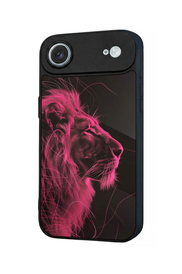 iPhone 17 Air Uyumlu Aslan Tasarımlı Glossy Premium Kılıf