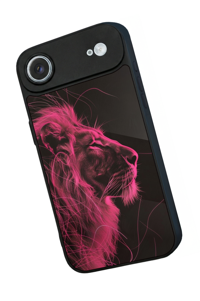iPhone 17 Air Uyumlu Aslan Tasarımlı Glossy Premium Kılıf