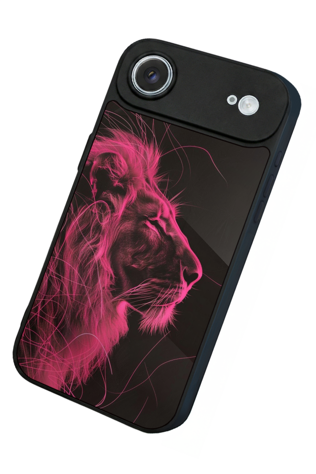 iPhone 17 Air Uyumlu Aslan Tasarımlı Glossy Premium Kılıf