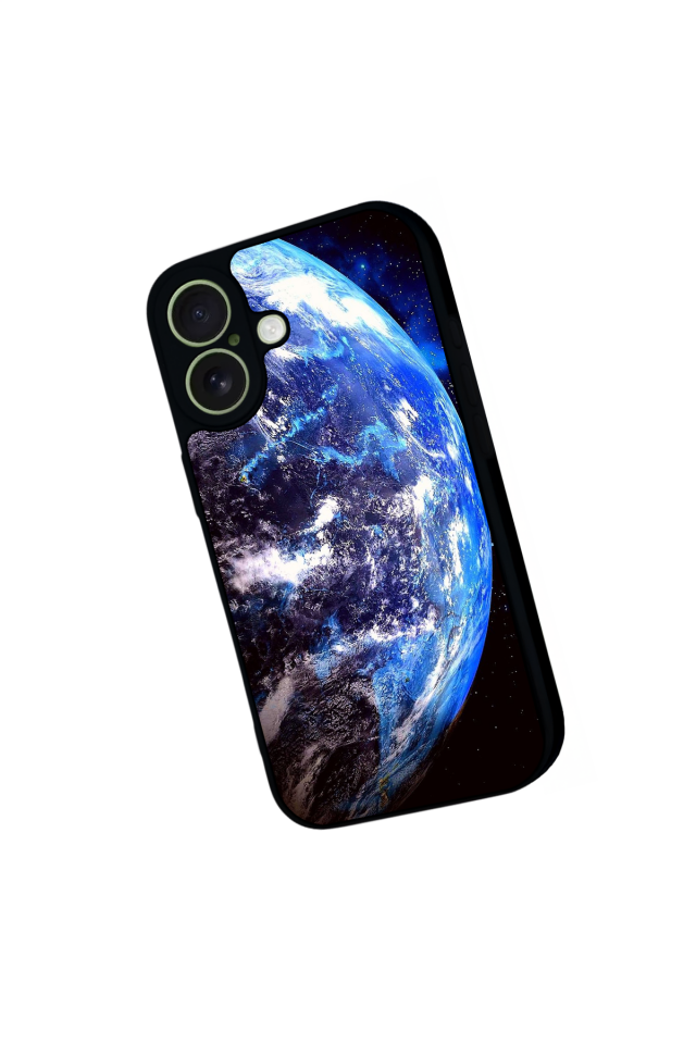 iPhone 17 Uyumlu Ay Tasarımlı Glossy Premium Kılıf