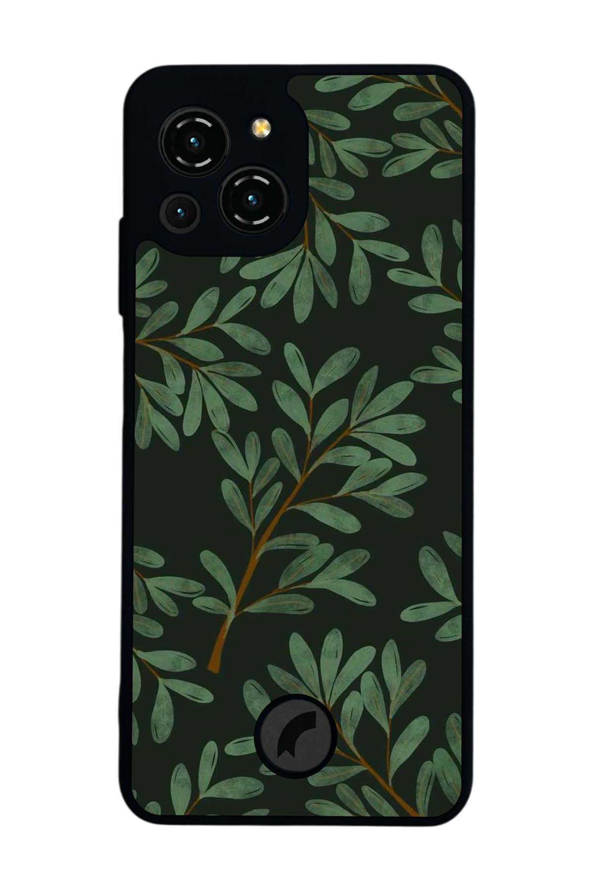 Reeder S23 Pro Max Uyumlu Botanik Tasarımlı Glossy Premium Kılıf