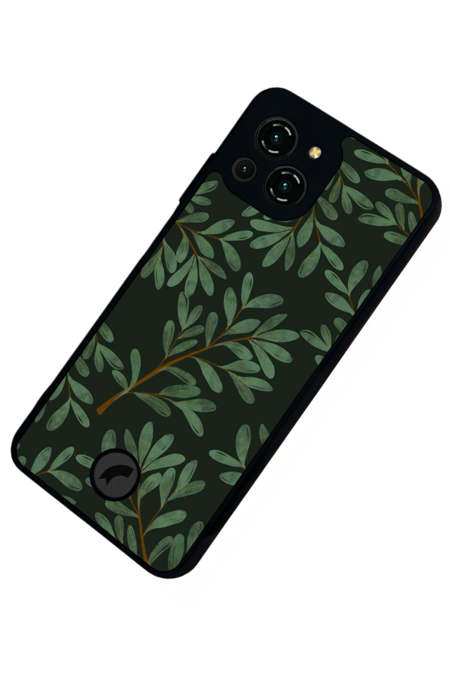 Reeder S23 Pro Max Uyumlu Botanik Tasarımlı Glossy Premium Kılıf