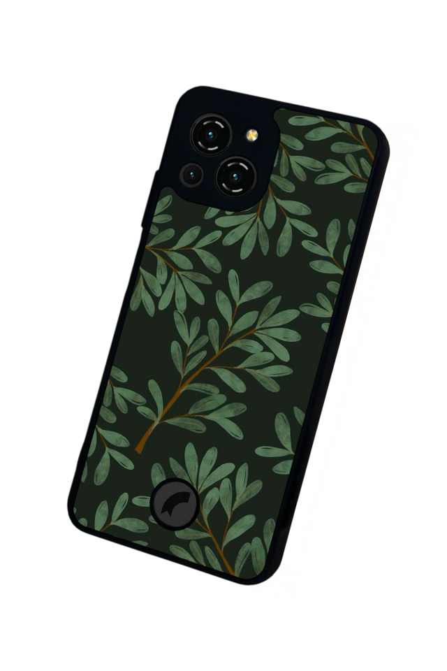 Reeder S23 Pro Max Uyumlu Botanik Tasarımlı Glossy Premium Kılıf