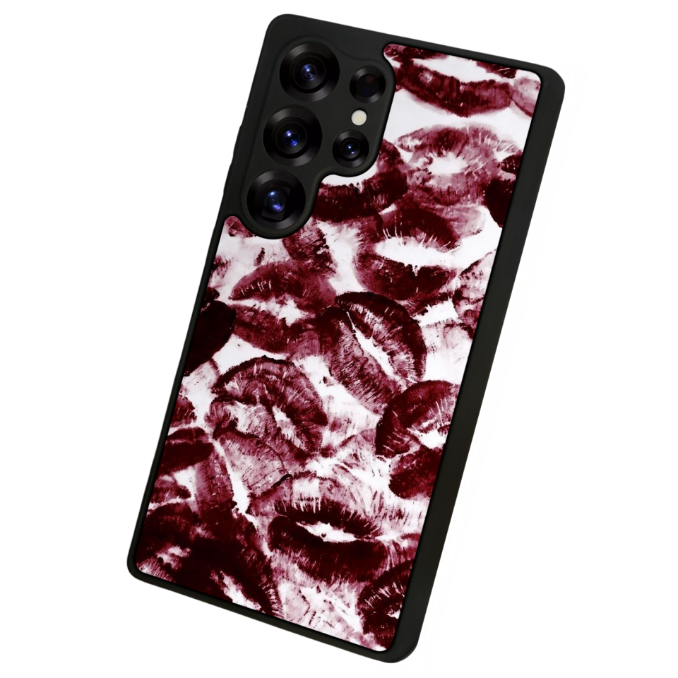 Samsung Galaxy S25 Ultra Uyumlu Dudak Tasarımlı Glossy Premium Kılıf