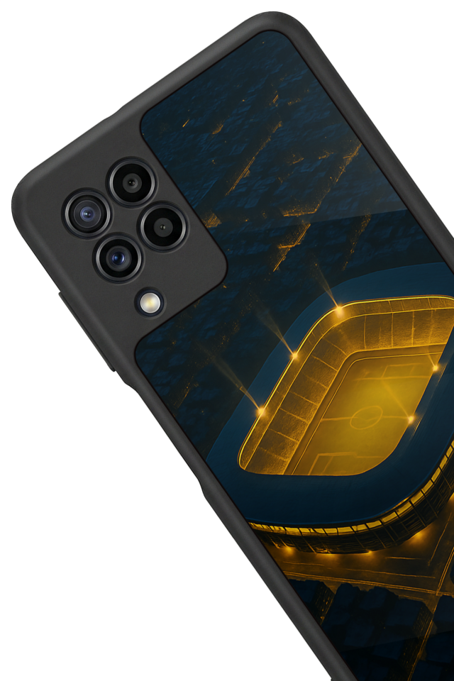 Samsung Galaxy M22 Uyumlu Fenerbahce Tasarımlı Glossy Premium Kılıf