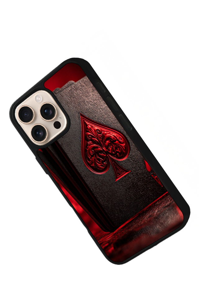 iPhone 14 Pro Uyumlu Kart Tasarımlı Glossy Premium Kılıf