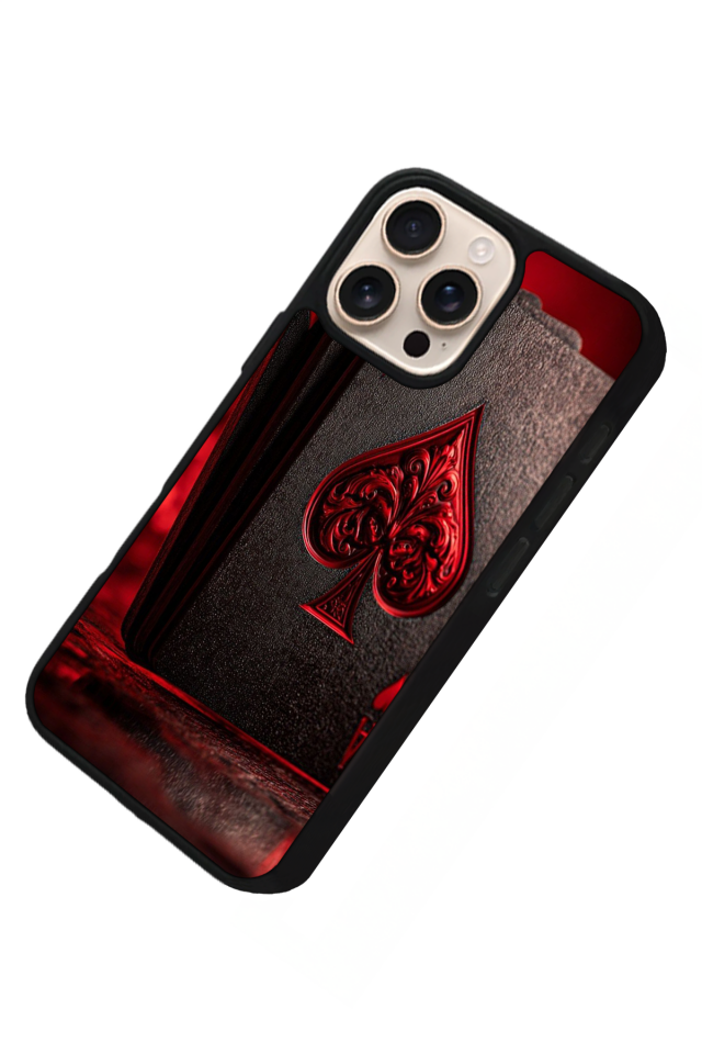 iPhone 14 Pro Uyumlu Kart Tasarımlı Glossy Premium Kılıf