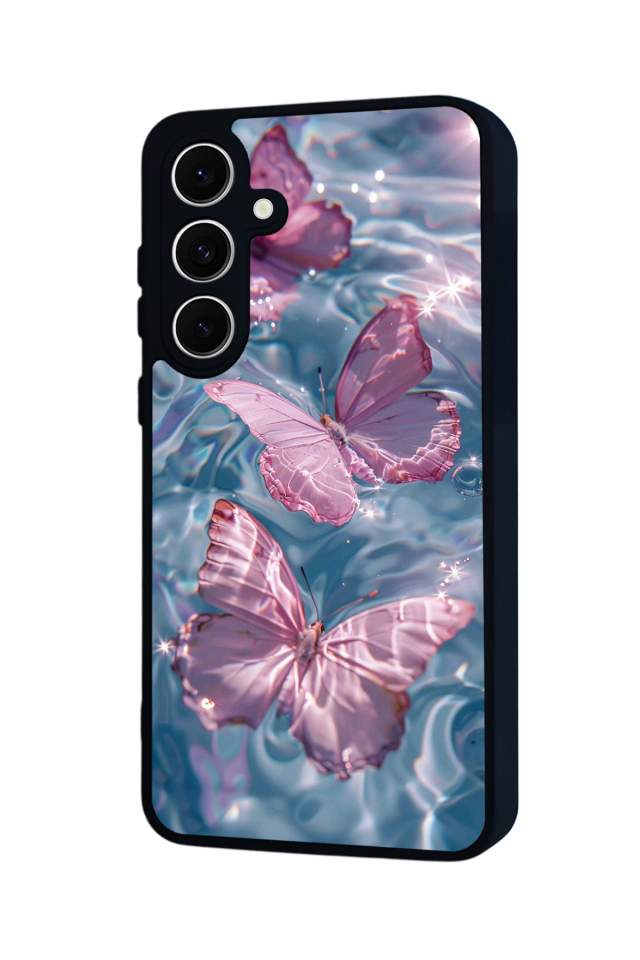 Samsung Galaxy A16 Uyumlu Kelebek Tasarımlı Glossy Premium Kılıf