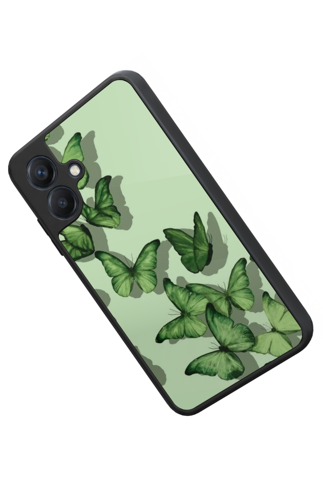 Samsung Galaxy A07 Uyumlu Kelebek Tasarımlı Glossy Premium Kılıf