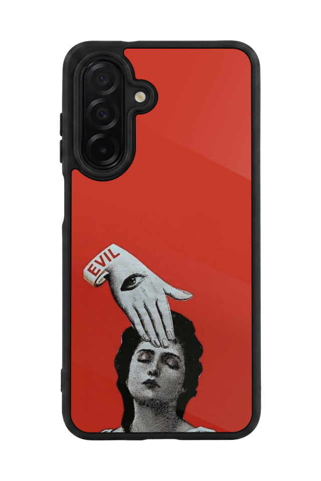Samsung Galaxy A36 Uyumlu Kirmizi Tasarımlı Glossy Premium Kılıf
