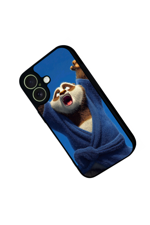 iPhone 17 Uyumlu Kung Fu Panda Tasarımlı Glossy Premium Kılıf