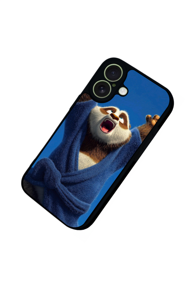 iPhone 17 Uyumlu Kung Fu Panda Tasarımlı Glossy Premium Kılıf