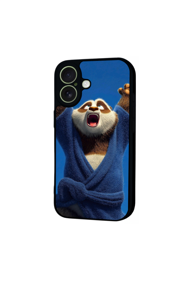 iPhone 17 Uyumlu Kung Fu Panda Tasarımlı Glossy Premium Kılıf