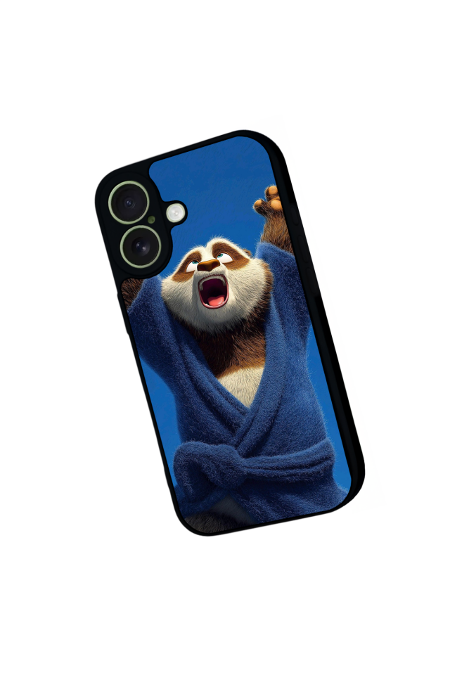iPhone 17 Uyumlu Kung Fu Panda Tasarımlı Glossy Premium Kılıf