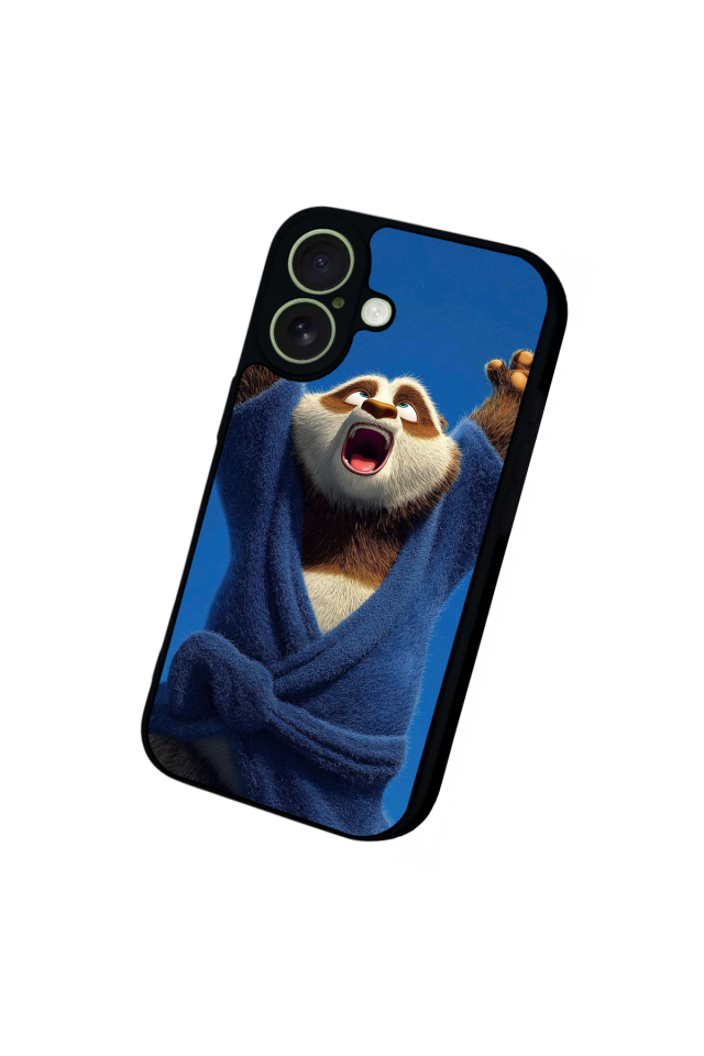 iPhone 17 Uyumlu Kung Fu Panda Tasarımlı Glossy Premium Kılıf