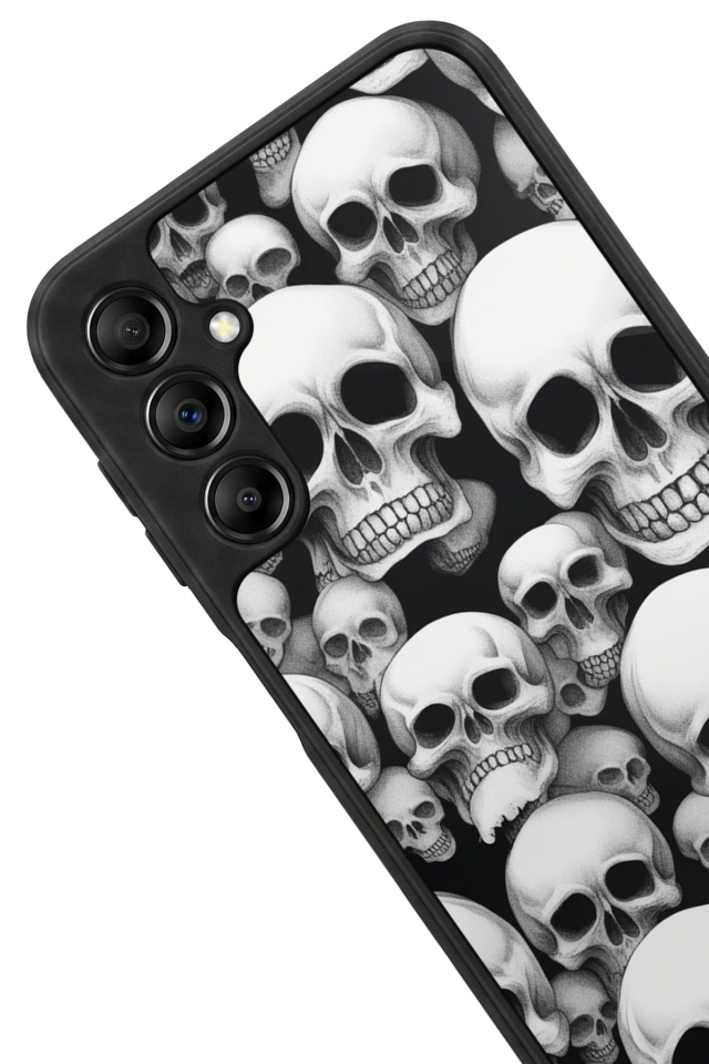 Samsung Galaxy A14 Uyumlu KuruKafa Tasarımlı Glossy Premium Kılıf