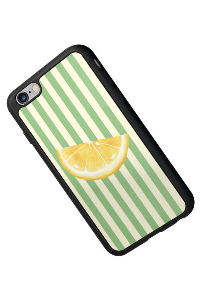 iPhone 6s Plus Uyumlu Limon Tasarımlı Glossy Premium Kılıf