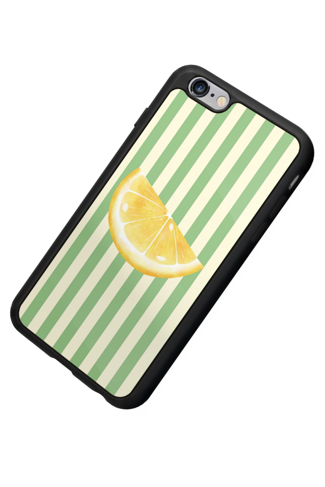 iPhone 6s Plus Uyumlu Limon Tasarımlı Glossy Premium Kılıf