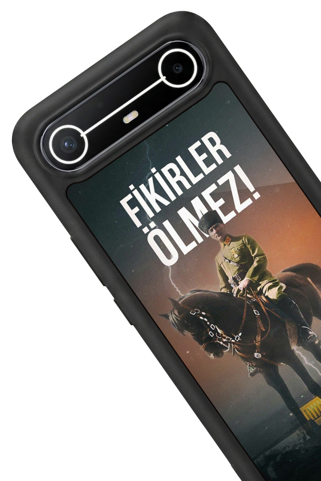 Tecno Spark Slim 5G Uyumlu Mustafa Kemal Ataturk Tasarımlı Glossy Premium Kılıf