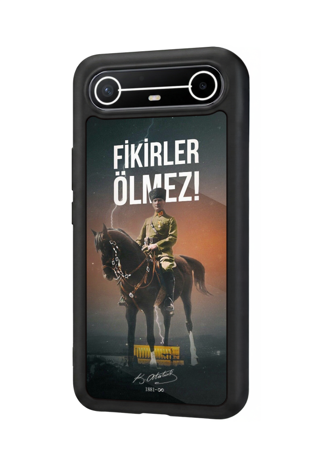 Tecno Spark Slim 5G Uyumlu Mustafa Kemal Ataturk Tasarımlı Glossy Premium Kılıf