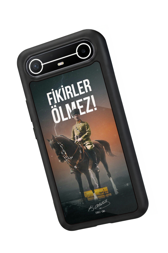 Tecno Spark Slim 5G Uyumlu Mustafa Kemal Ataturk Tasarımlı Glossy Premium Kılıf
