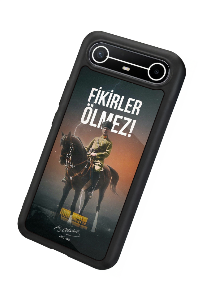 Tecno Spark Slim 5G Uyumlu Mustafa Kemal Ataturk Tasarımlı Glossy Premium Kılıf