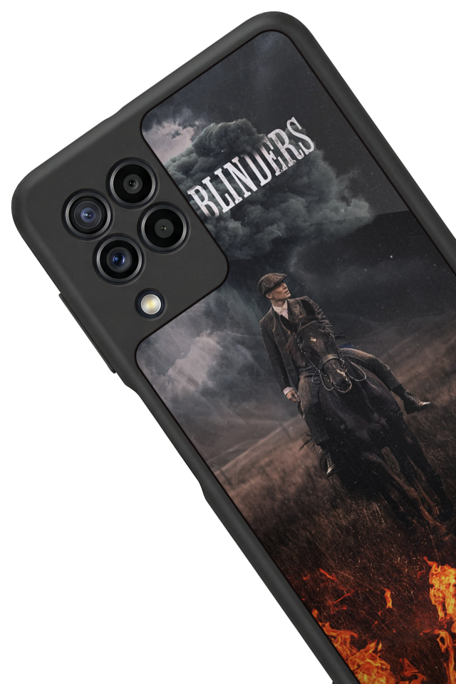Samsung Galaxy M32 Uyumlu Peaky Blinders Tasarımlı Glossy Premium Kılıf
