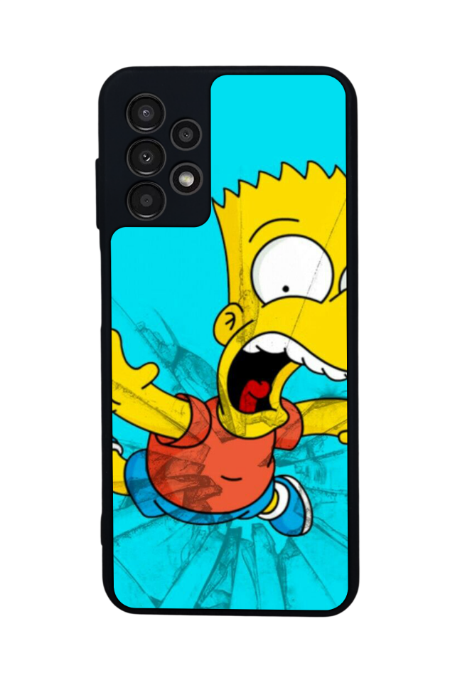 Samsung Galaxy A23 Uyumlu The Simpsons Tasarımlı Glossy Premium Kılıf