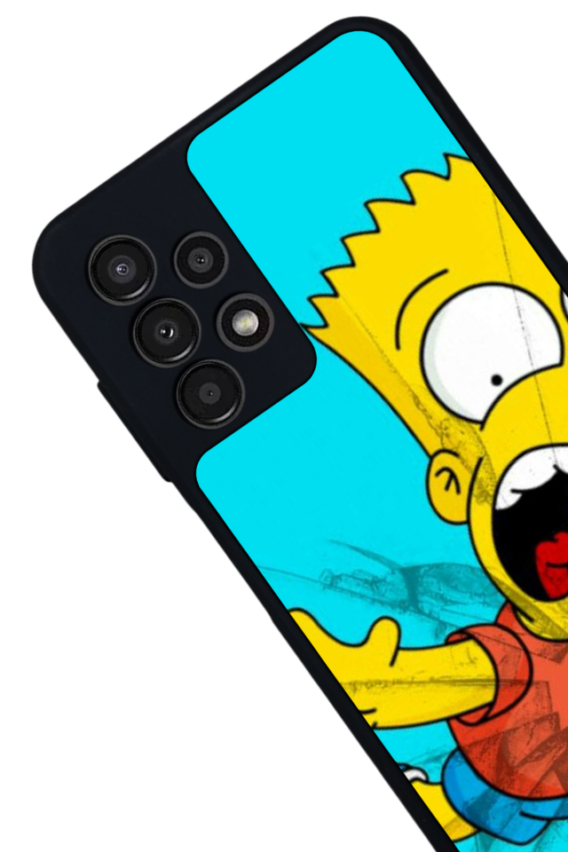 Samsung Galaxy A23 Uyumlu The Simpsons Tasarımlı Glossy Premium Kılıf
